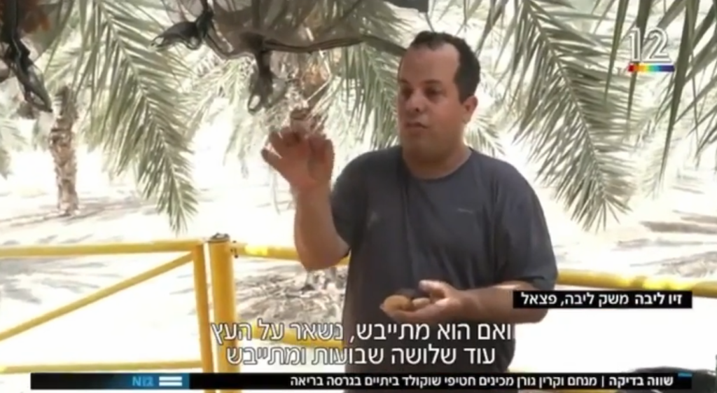 מנחם הורביץ מבקר במשק ליבה